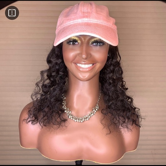 New Deep Wave 100% Unprocessed Human Hair Hat Wig